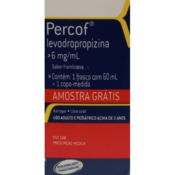 PERCOF LEVODROPROPIZINA 6MG/ML XAROPE 60ML + COPO DE MEDIDA